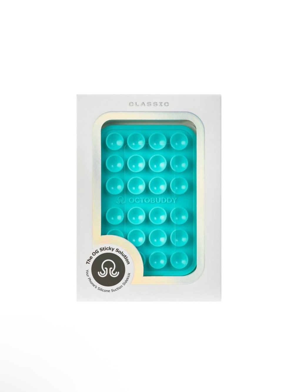 *Brand New* Classic Octobuddy Silicone Sticky Phone Grip - Teal
